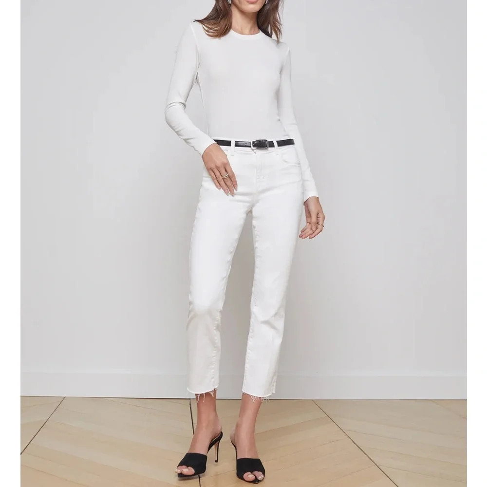 NWT L’Agence Sada Cropped Jeans - Picture 2 of 7